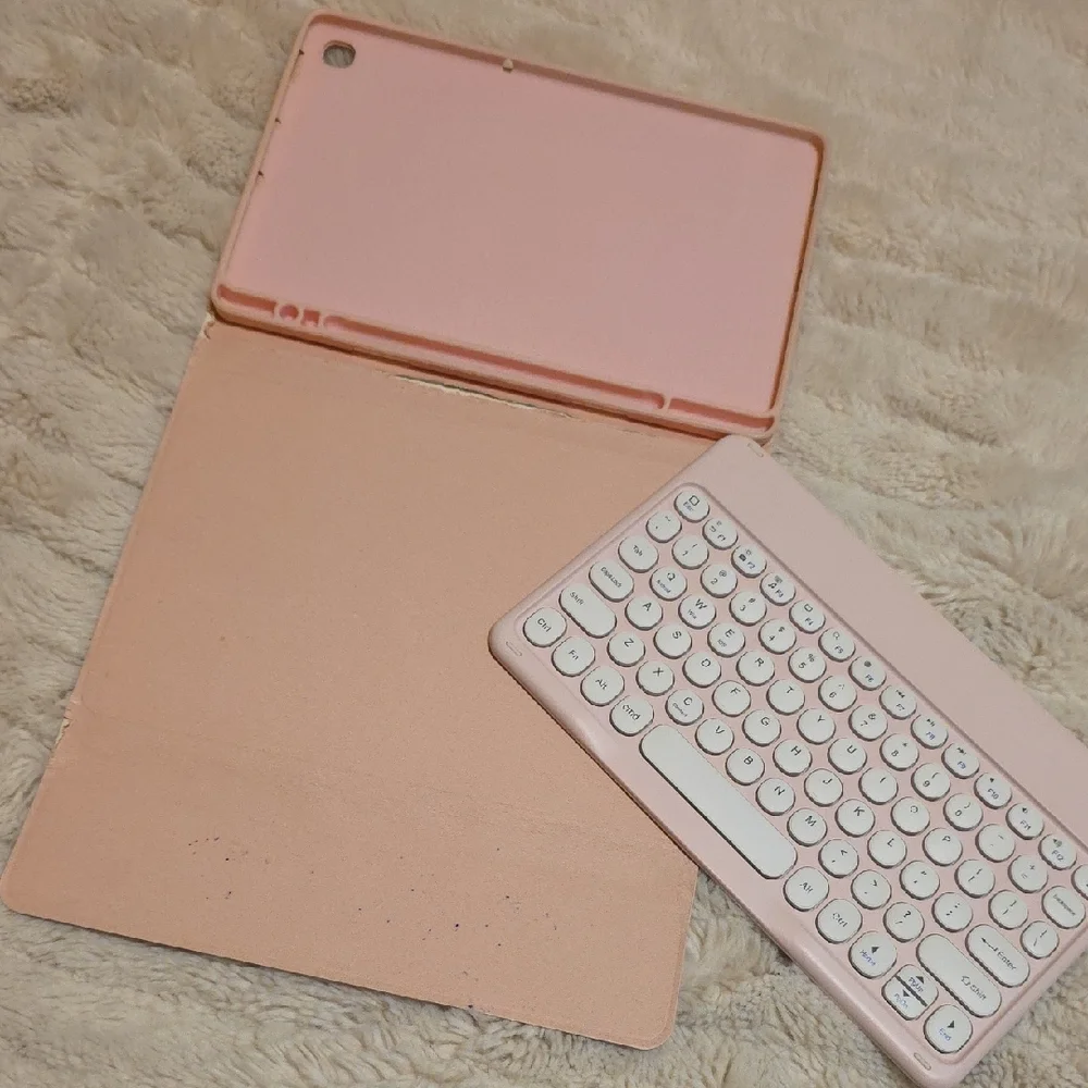 Pink Tablet Case with Keyboard CASE WITH KEYBOARD for GALAXY TAB S6 LITE TABLET
